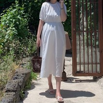 마랑 라운드 셔링 롱 원피스