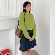 로미스토리 여성용 여유핏 데일리 니트