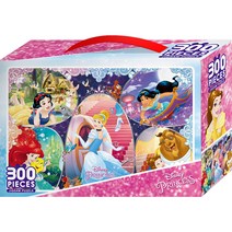 디즈니프린세스 큰조각 직소퍼즐 D-K300-006, 300피스, 혼합색상