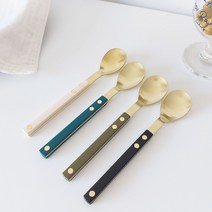 보겐 쌍띠에 티스푼 골드 4종 세트, 티스푼 바닐라 + 블랙 + 아보카도 + 아쿠아, 1세트
