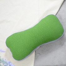 사랑예감 논슬립 라운드 바이오칩 베개, 초록색