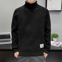 남성용 알럽홈 베이직 컬러 니트 폴라