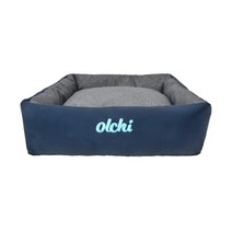 올치 반려동물 커버분리 방수 사각 하우스 침대 AU6435, 네이비