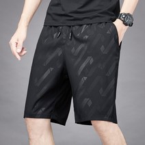 알럽홈 남성용 스포츠 블랙 반바지