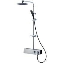 두진 선반형 해바라기샤워기 메탈블랙 DB3000V, 1세트