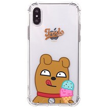 카카오프렌즈 아이스크림 클리어 슬림 범퍼 휴대폰 케이스