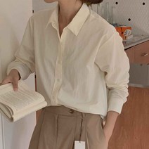 플랜데이 여성용 데일리 소프트 긴팔 셔츠