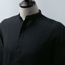 블루포스 남성용 에리핏 헨리넥 긴팔 남방