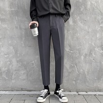 남성용 알럽홈 댄디 캐주얼 슬랙스 9부