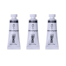신한에쎈스 아크릴 컬러 물감 Tube A 시리즈 블랙 3p, 1색, 50ml