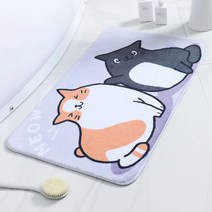 스타 해피 애니멀 욕실 발매트, 고양이3