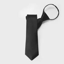 미스티카 솔리드 상타이 지퍼 넥타이 MNZ001BK
