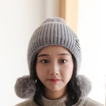 나야스타일 남녀공용 스포츠 방한 비니 DJBG-78-4, 그레이