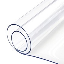 예피아 PVC 모서리 라운딩 테이블 매트, 두께 3mm x 폭 90cm x 길이 200cm, 투명