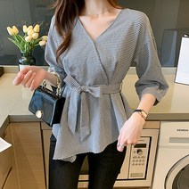 어썸풀 미앨 브이 블라우스