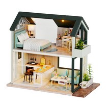 아이엠미니 DIY 미니어처하우스 그린 심플리 + 도구 + 케이스, 혼합색상