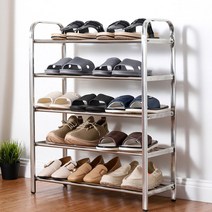 다용도 신발 수납 스테인레스 5단 선반, 1개