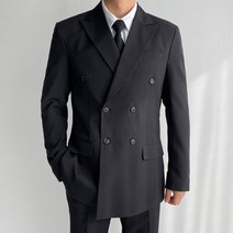 머시따 남성용 하이 클래식 더블 블레이져