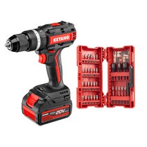 계양 18V 충전 햄머드릴 DM20BLA-70C + 밀워키 비트 33종 세트 4932 4309 05, 1세트