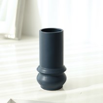 하루의공간 빈티지 블루 도자기 화병