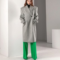 딘트 여성용 레미 울 투 버튼 슬림 패드 코트 J9158