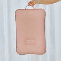 캥거루루 아기 역류방지 태열관리 쿠션 침대, 핑크