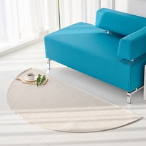 이니띠움 브이 헤링본 사계절 반달 러그 카페트