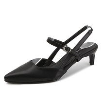 쁘띠제 스틸레토 밴딩 스트랩 마일5 슬링백 5cm