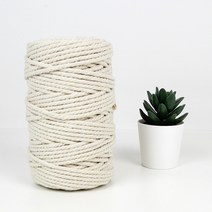 파이핑끈 마크라메실 타래실 5mm 120합, 90m