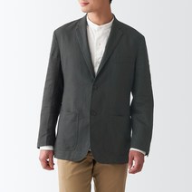 무인양품 남성용 MUJI 프렌치 리넨 테일러드 재킷 ADC15ZZZ