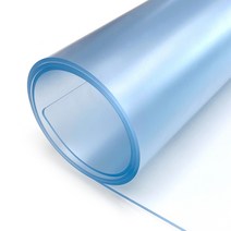 쾌청 PVC 원형 테이블 매트, 반투명