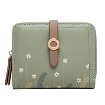 프리티지 총총 안개꽃 고급 여성 가죽 동전지갑
