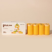 정글몬스터 픽미 풉백 배변봉투, 혼합색상, 120매, 1개