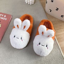 러블리 왕토끼 쫑긋 벨벳 따뜻한 털실내화