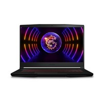 MSI 2023 GF63 씬 12VE 15.6 지포스 RTX 4050, 블랙, 코어i5, 512GB, 8GB, Free DOS, MS-16R1