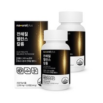 내츄럴플러스 전해질 밸런스 칼륨 포타슘 144g, 2개, 120정