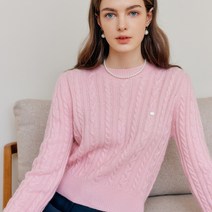 룩캐스트 여성용 NELLY CABLE KNIT TOP