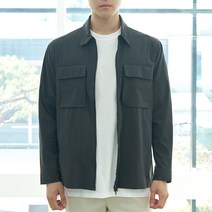 디엘크리 남성용 사방스판 집업셔츠