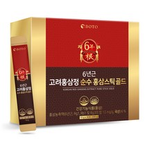 보뚜 6년근 고려홍삼정 순수 홍삼스틱 골드 10g x 30p, 300g, 1개