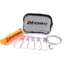 인터맥스 물에 뜨는 5단 부력 낚시 꿰미, 1개