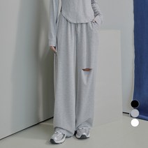 어썸어라운드 여성용 데미지 컷팅 트레이닝 팬츠