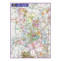 지도닷컴 세종시도로망개발계획도 양면코팅형 78 x 110 cm + 전국행정도로지도, 1세트