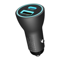 COX 초고속 차량용 USB PD 충전기 58.5W, 블랙, CWC10