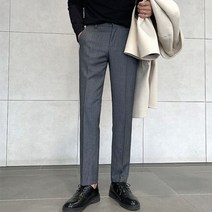 맨타임 남성용 GHQ 데일리 피치기모 스트라이프 슬랙스