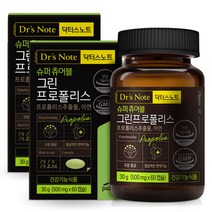팔레오 닥터스노트 슈퍼 츄어블 그린프로폴리스 30g, 2개, 60정