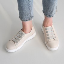 단골언니 여성용 태시트 가벼운 큐빅 밴딩 스니커즈