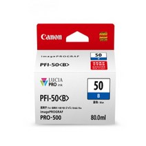 캐논 정품잉크 PFI-50B, 블루, 1개