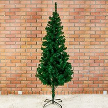스투피드 PVC 크리스마스 트리 180cm, 그린, 1개