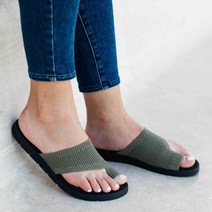 헤스티아 여성용 원오픈 컬러 쪼리 샌들