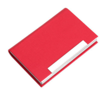 쓰리썬 베이직 명함케이스, 레드, 1개